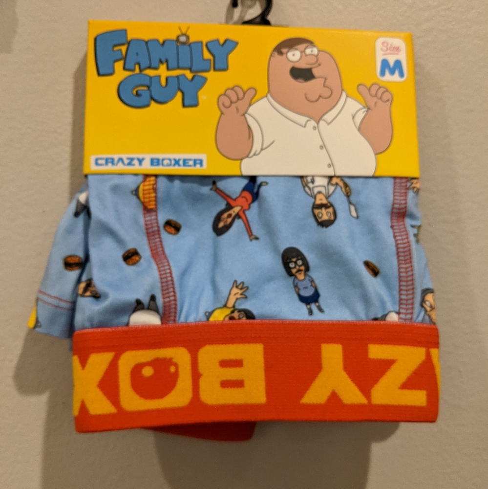 Brand New Bob's Burgers Crazy Boxers boxer briefs Medium